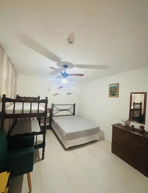 Quarto da Pousada Nativamar no litoral paranaense